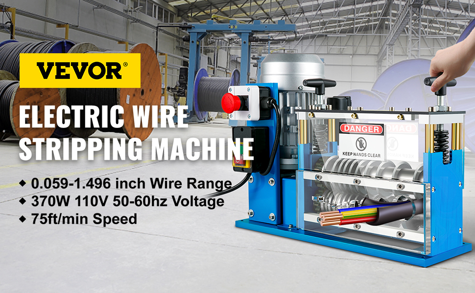 electric wire stripping machine